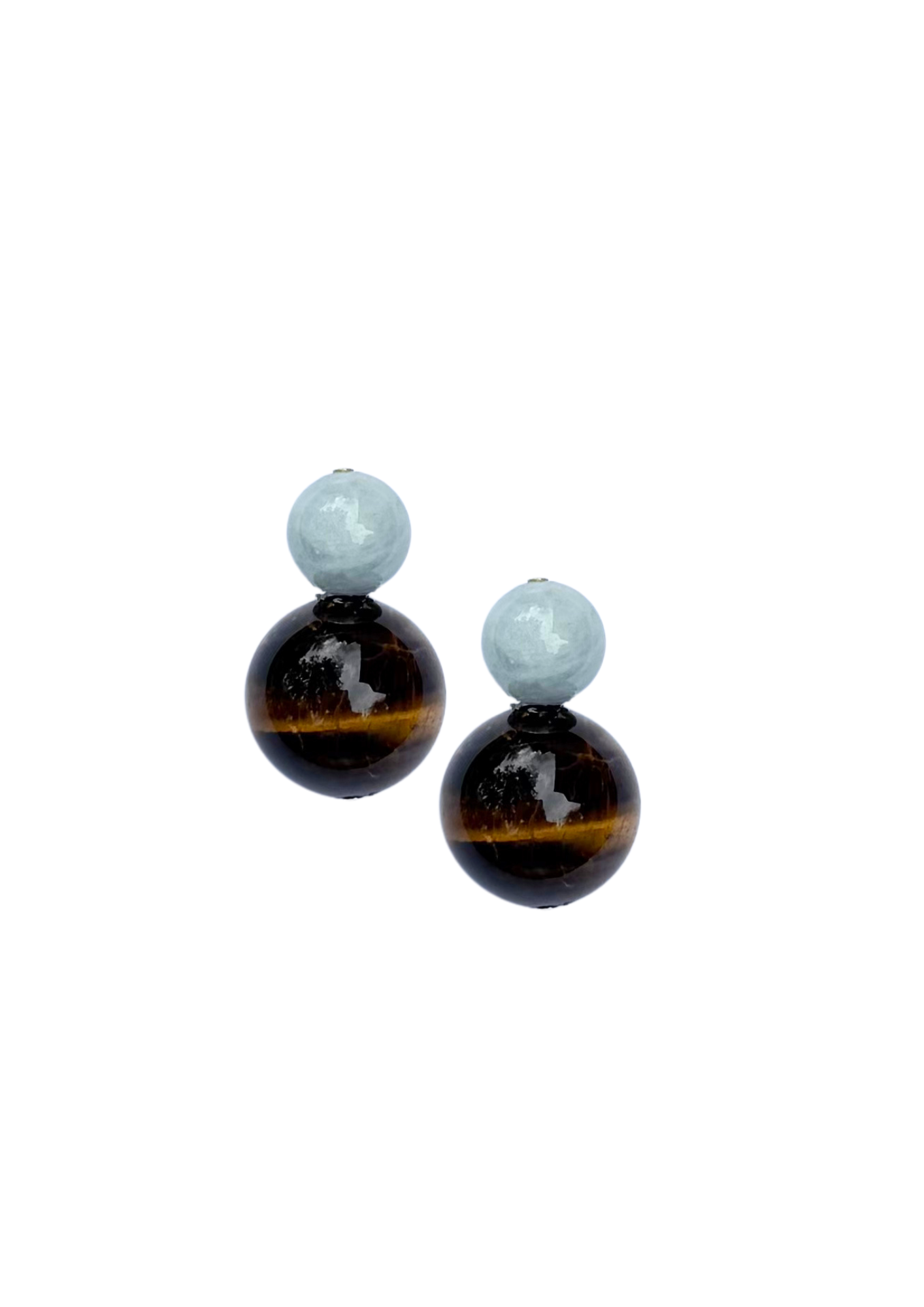 Greenwich Gemstone Bubble Earrings