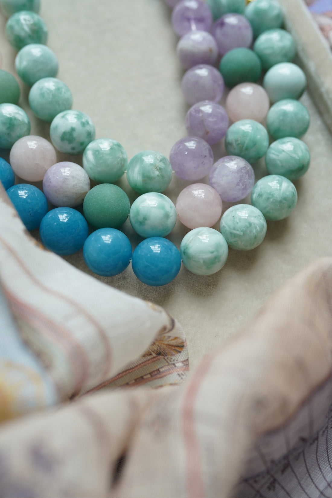 Bora Bora Gemstone Bubblegum Necklace