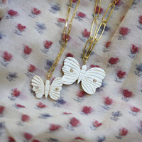 Butterfly Horn Embellished Charm