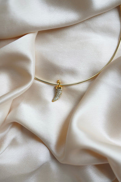 Embellished Horn Charm
