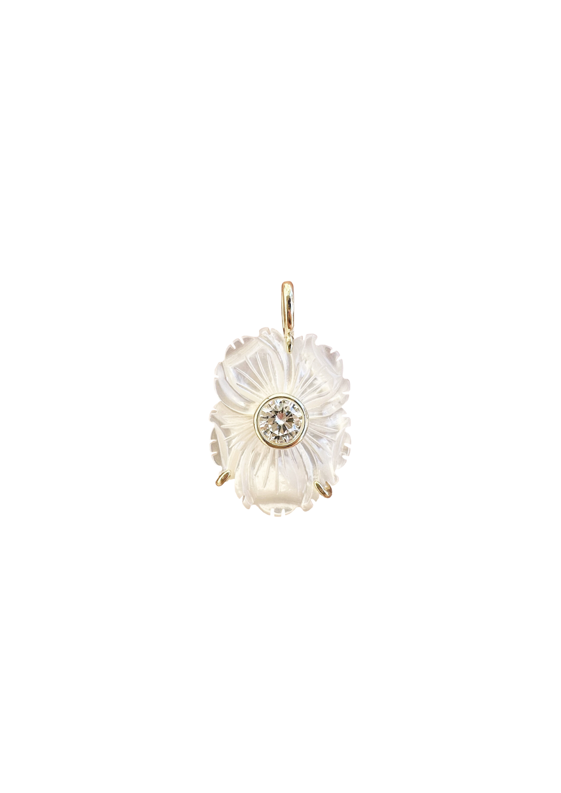 Mother of Pearl April Charm