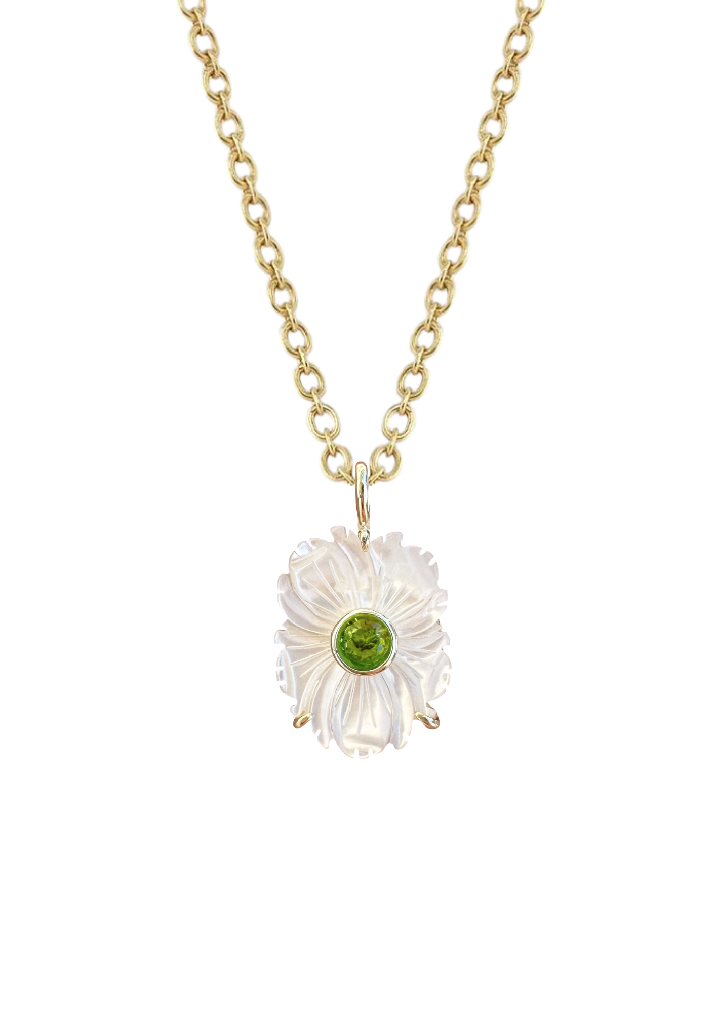 Mother of Pearl August Charm