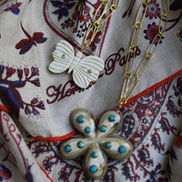 Butterfly Horn Embellished Charm