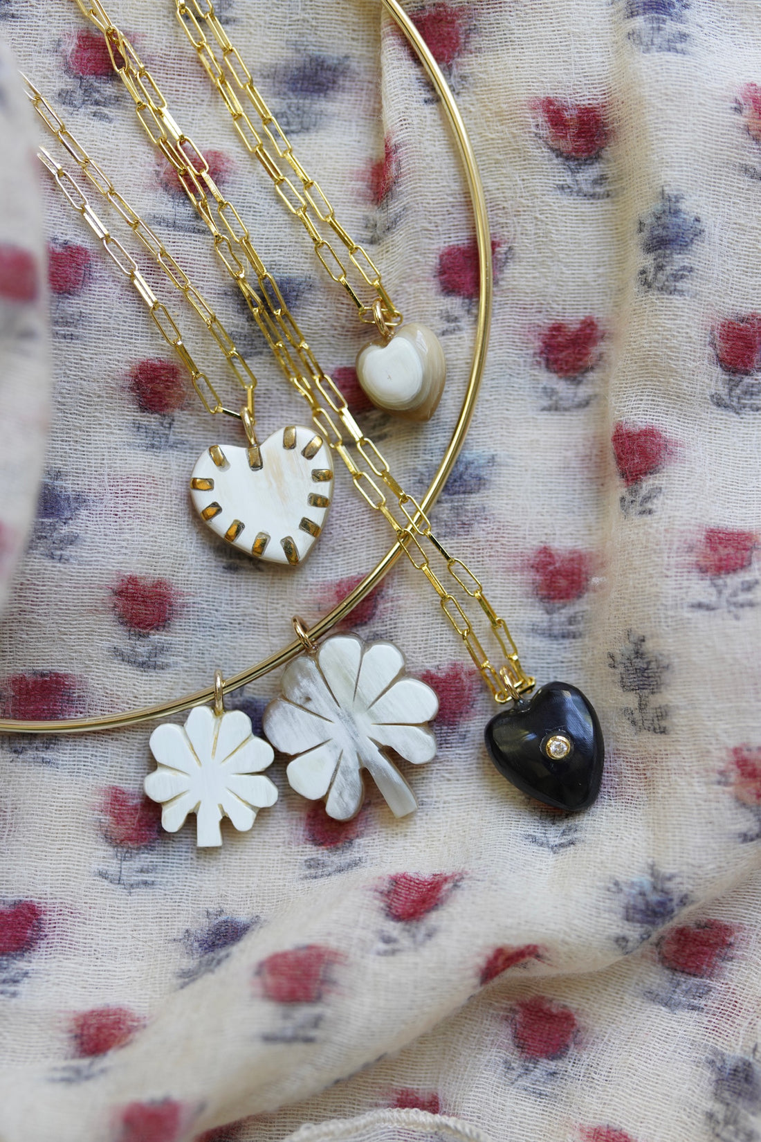 Mini Clover Horn Charm