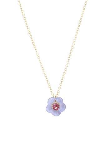 Limited Edition: Petal Pink Chinoiserie Flower Necklace
