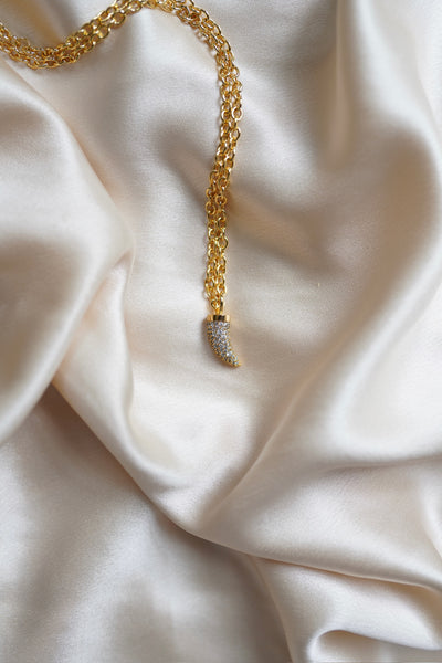 Embellished Horn Charm