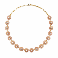 Petal Mother of Pearl Wildflower Necklace