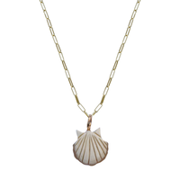 Seashell Horn Charm