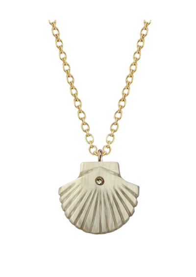 Grand Embellished Seashell Charm
