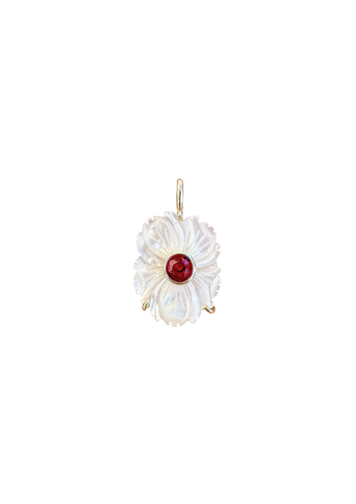 Mother of Pearl July Charm