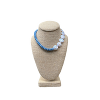 Limited Edition: Denim Opal & Freshwater Coin Pearl Necklace