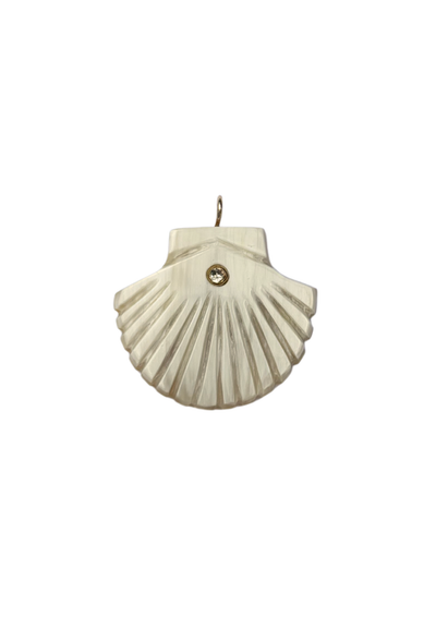 Grand Embellished Seashell Charm