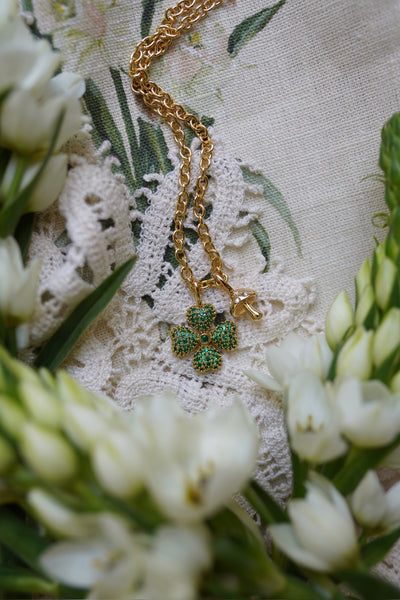 Embellished Clover Charm