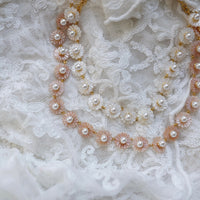 Petal Mother of Pearl Wildflower Necklace