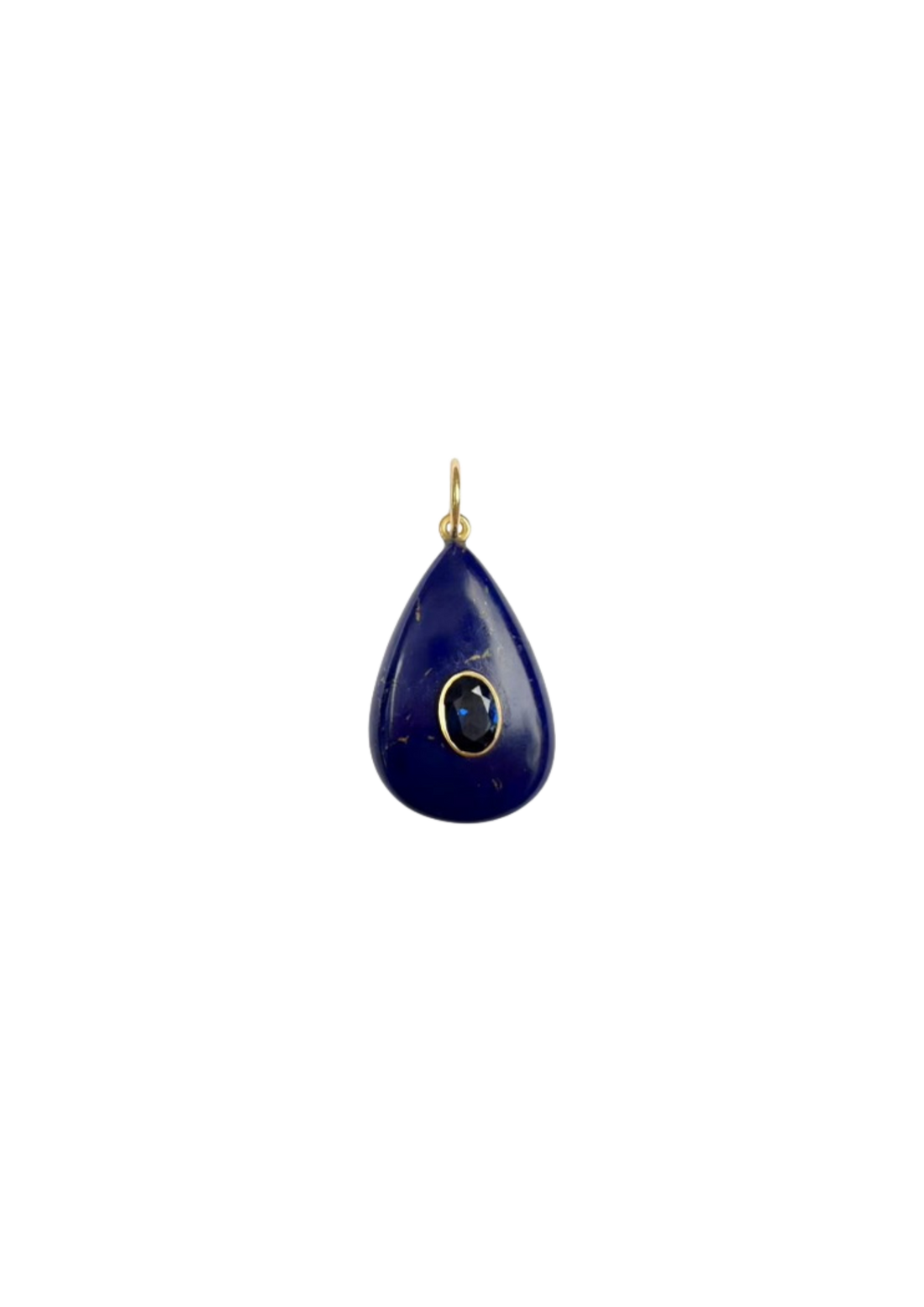 LIMITED EDITION: Lapis & Blue Embellished Teardrop Charm