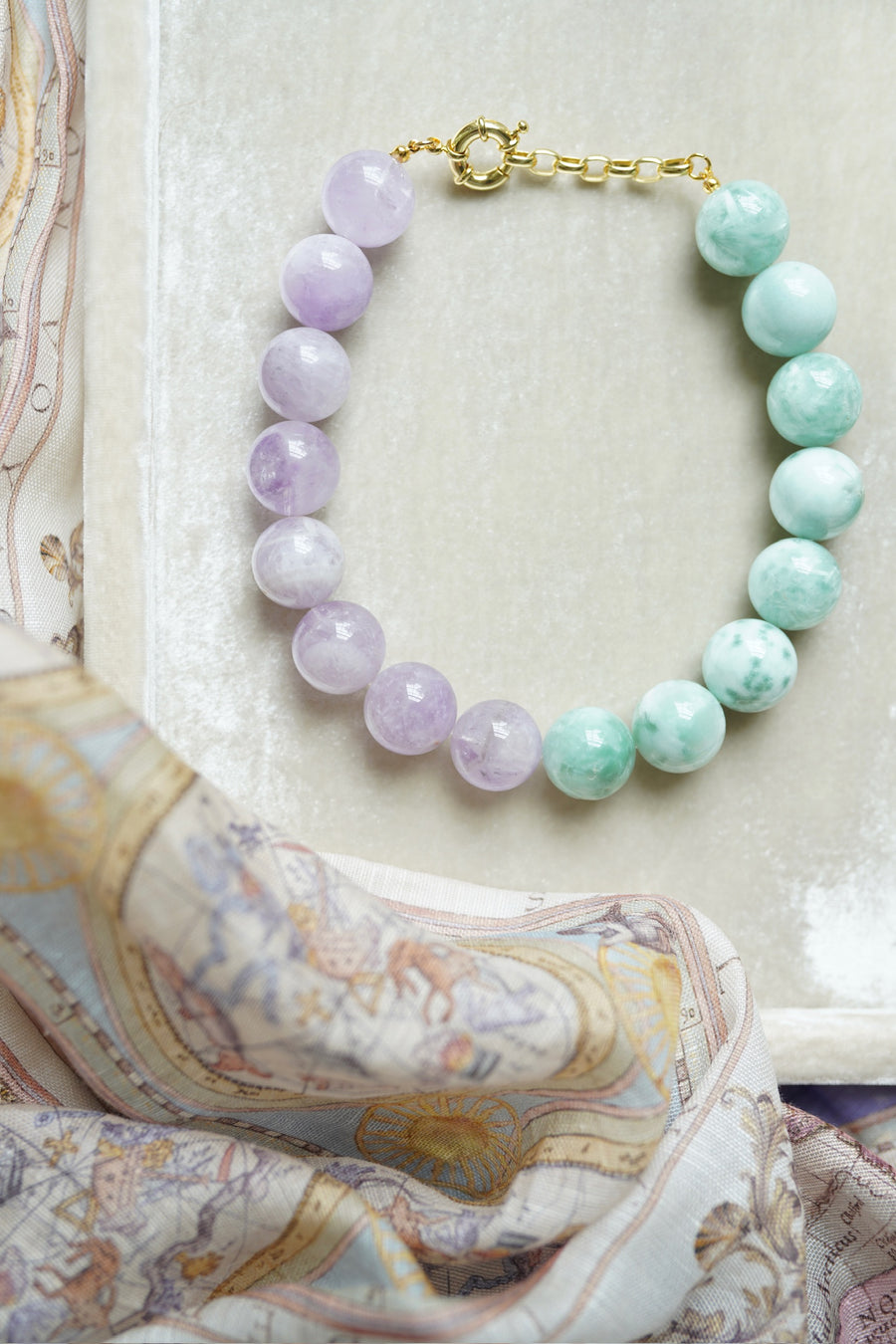 Bora Bora Gemstone Bubblegum Necklace