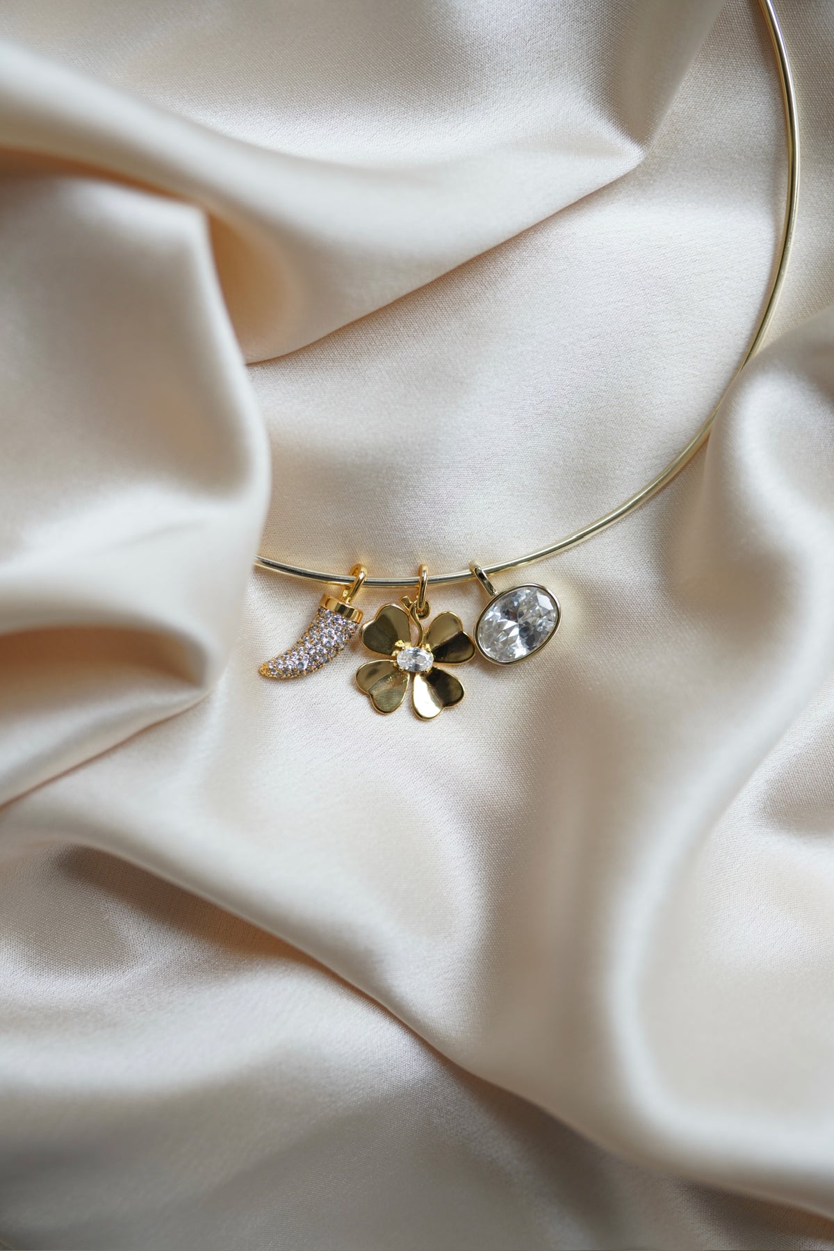 Embellished Horn Charm