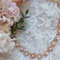 Petal Mother of Pearl Wildflower Necklace