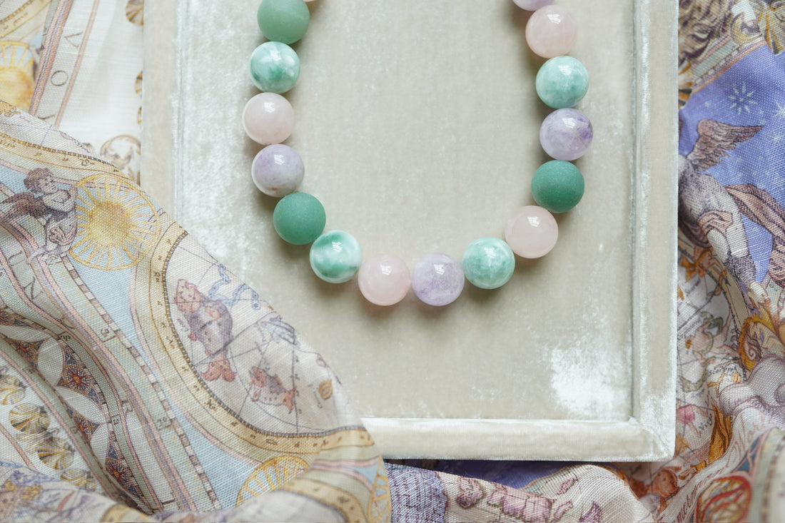 Amalfi Gemstone Bubblegum Necklace