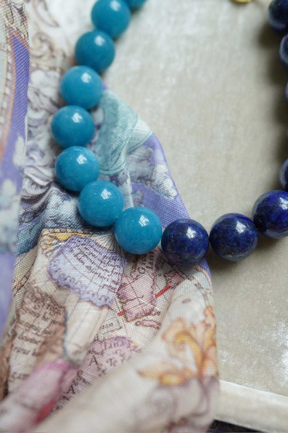 Mykonos Gemstone Bubblegum Necklace