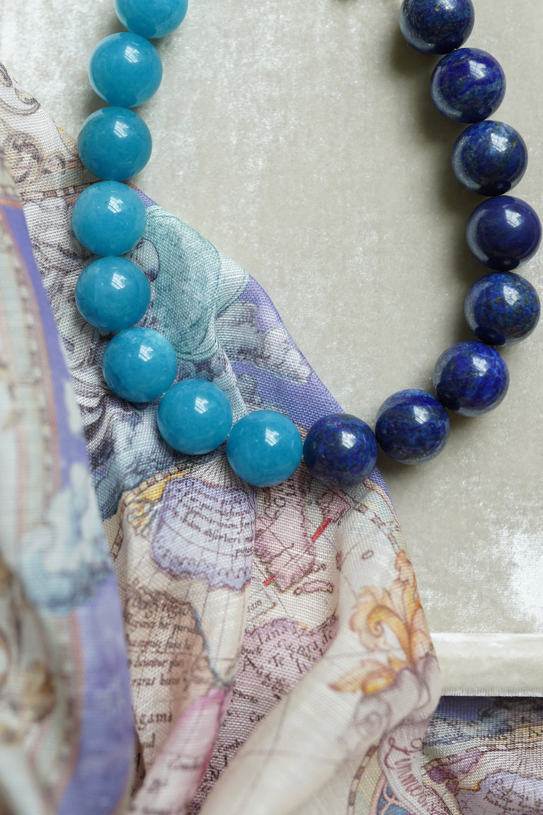 Mykonos Gemstone Bubblegum Necklace