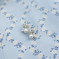 Embellished & Pearly Bubble Stud