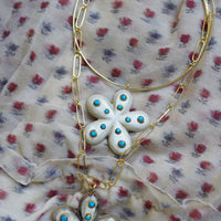 Daisy Embellished Horn Charm