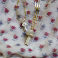 Mushroom Light Horn Charm