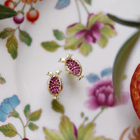 Pomegranate Studs