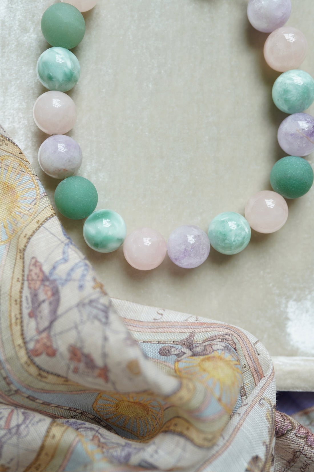 Amalfi Gemstone Bubblegum Necklace