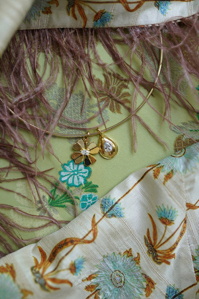 Golden Clover Charm