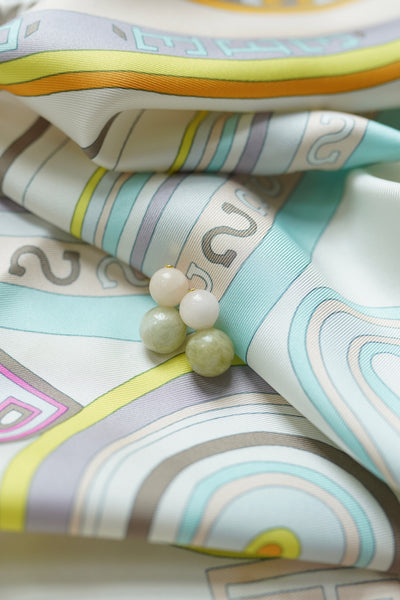 Palm Beach Gemstone Bubble Earrings
