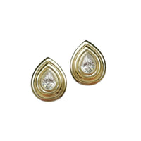 Golden RainDrop studs