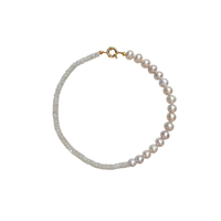 Limited Edition: Mini Moonstone & Freshwater Pearl Necklace