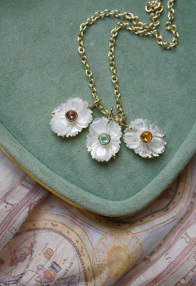 Mother of Pearl November Charm