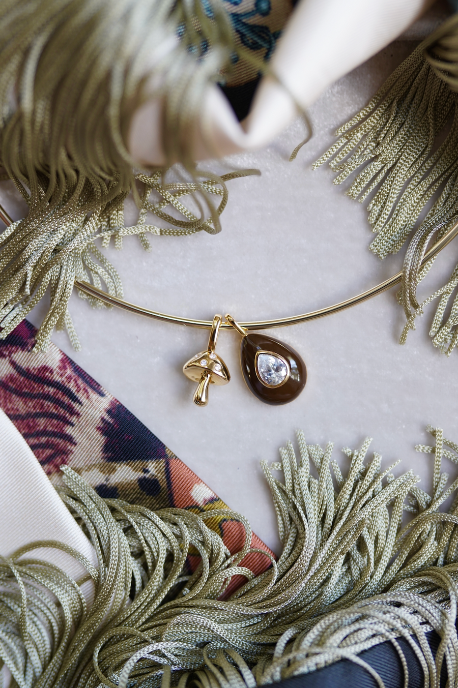 Mushroom Embellished Charm