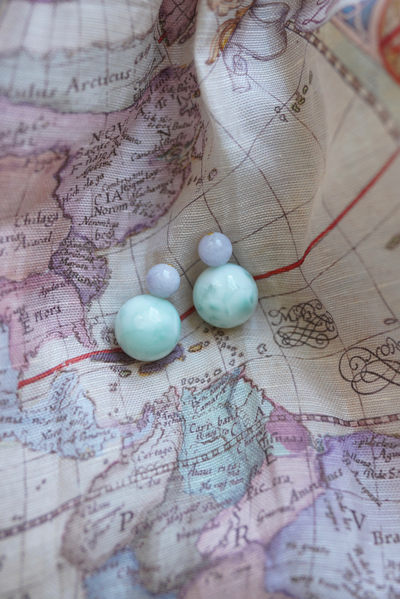 Maldives Gemstone Bubble Earrings