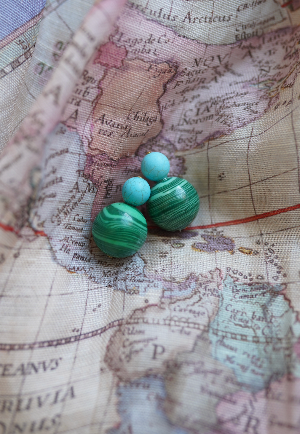 Jaipur Gemstone Bubble Earrings