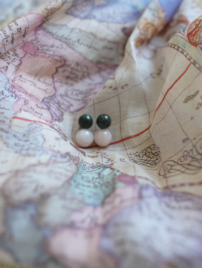 Parisian Gemstone Bubble Earrings