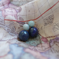 Gordes Gemstone Bubble Earrings