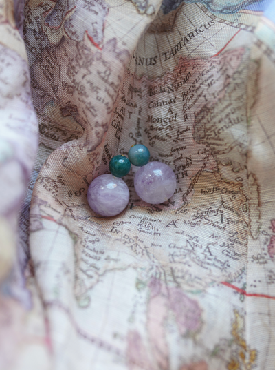 Charleston Gemstone Bubble Earrings