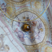 Tiger Eye Bubblegum Charm