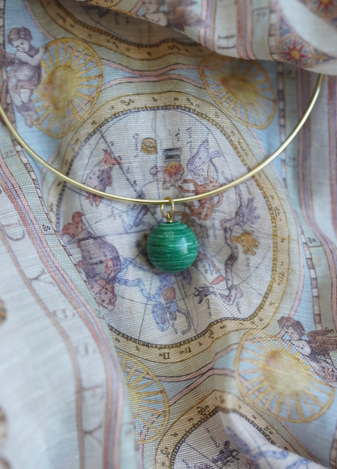 Malachite Bubblegum Charm