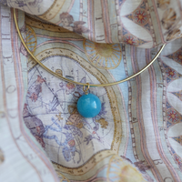 Blue Sponge Quartz Bubblegum Charm