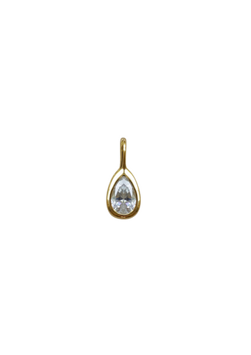 Teardrop Bezel Charm