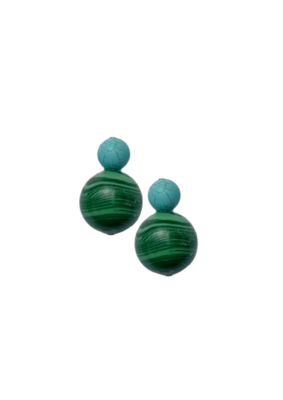 Jaipur Gemstone Bubble Earrings
