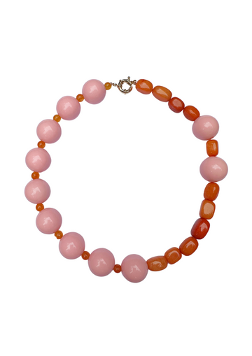 Limited Edition: Orange & Pink Oversize Necklace