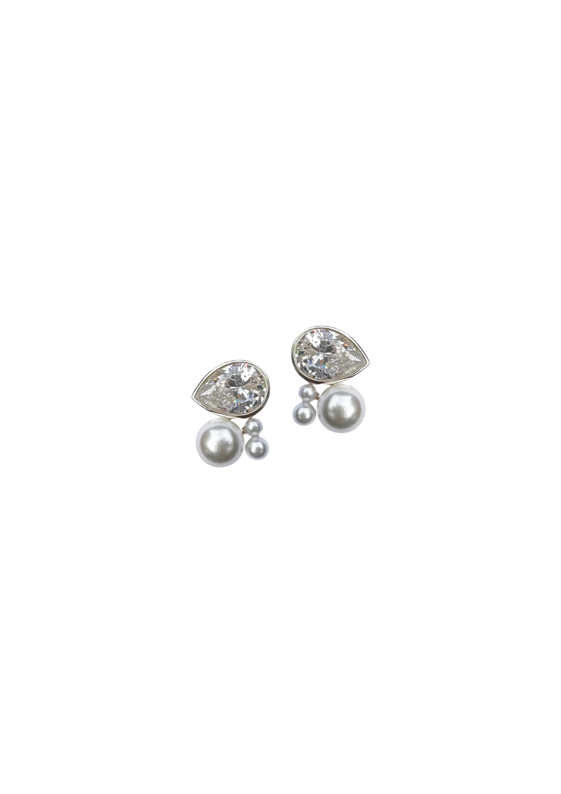 Embellished & Pearly Bubble Stud