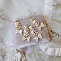 LIMITED EDITION: Embellished Flower & Mother of Pearl Butterfly