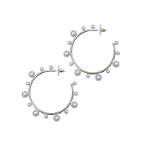 pearl hoops